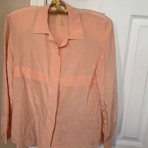 Vintage Christian Dior Blouse Size 4 Silk